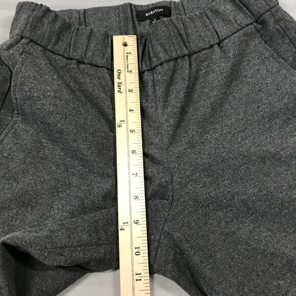Babaton Aritzia Pants Womens Small Gray Joggers Elastic Waist Cuffed Trousers - Picture 9 of 11